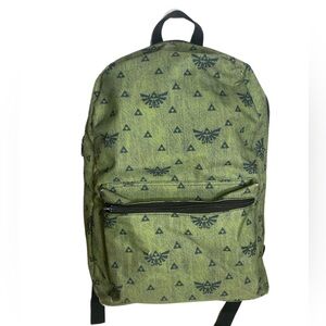Bioworld The Legend of Zelda‎ Green Backpack Royal Triforce Crest